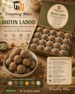 Homemade Biotin Laddu by Tempting Bites